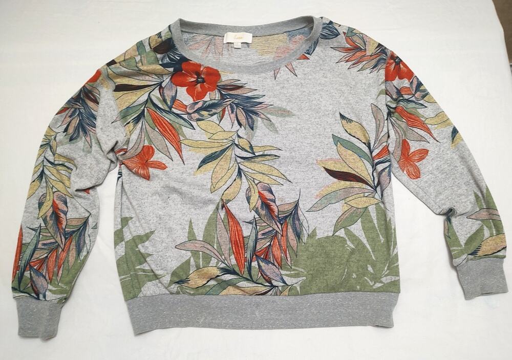 Braeve Brand Woman's Floral Sweater, size S